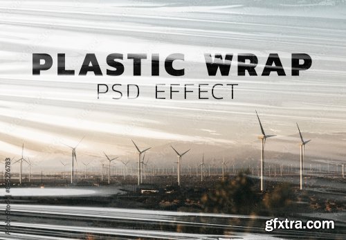 Plastic Wrap Effect Mockup 6xPSD