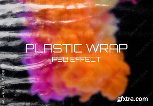 Plastic Wrap Effect Mockup 6xPSD