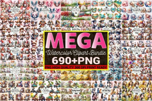 The Mega Coloring Pages Bundle