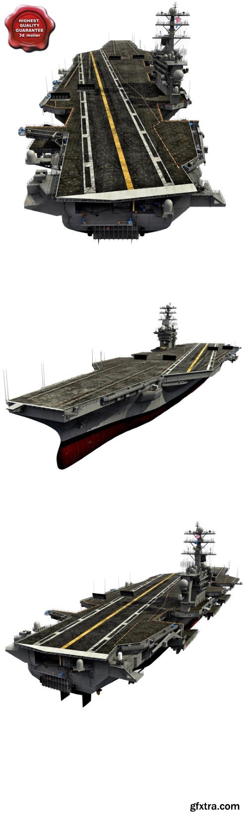 USS John C Stennis CVN-74 - 3D Model