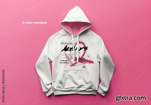 Customizable Hoodie Mockup 2 10xPSD