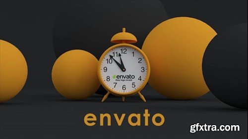 Videohive Clock Logo Reveal 52724014