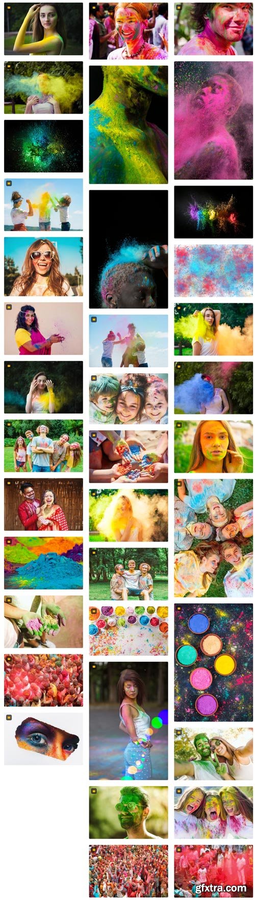 Premium Photo Collections - Colorful Holi - 90xJPG