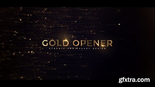 Videohive Gold Elegant Titles 52754194