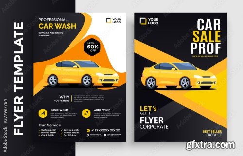 Corporate Car And Business Flyer Poster 11xAI