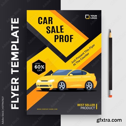 Corporate Car And Business Flyer Poster 11xAI