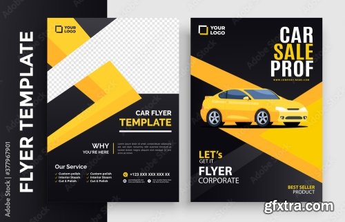 Corporate Car And Business Flyer Poster 11xAI