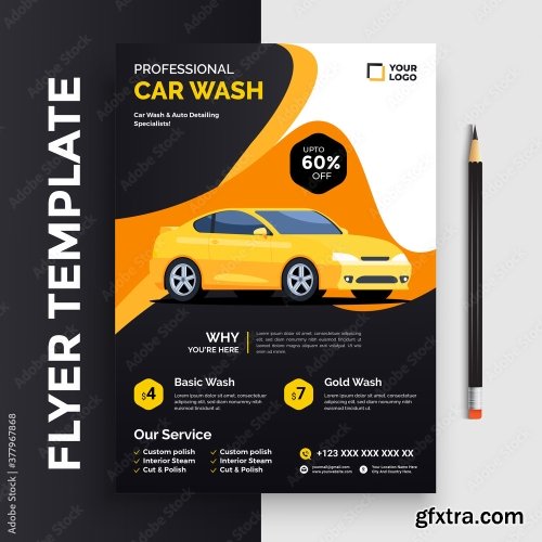 Corporate Car And Business Flyer Poster 11xAI