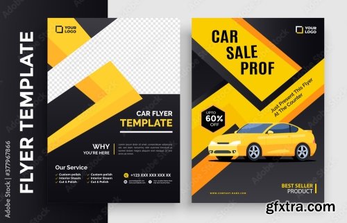 Corporate Car And Business Flyer Poster 11xAI