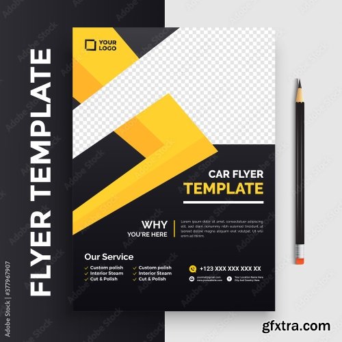 Corporate Car And Business Flyer Poster 11xAI