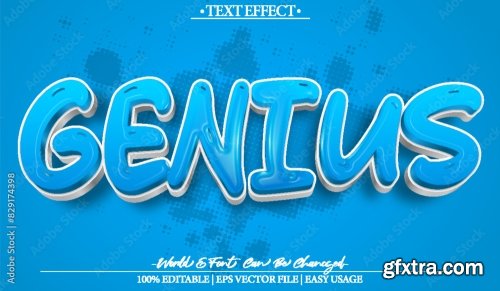 Vector Text Effect Editable Alphabet 49 25xAI