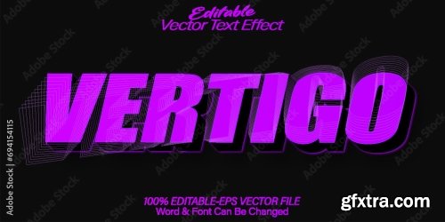 Vector Text Effect Editable Alphabet 49 25xAI