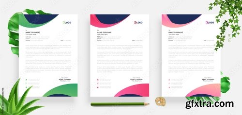 Elegant Letterhead Design Template 3 20xAI