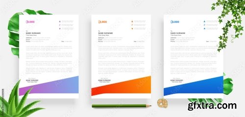 Elegant Letterhead Design Template 3 20xAI