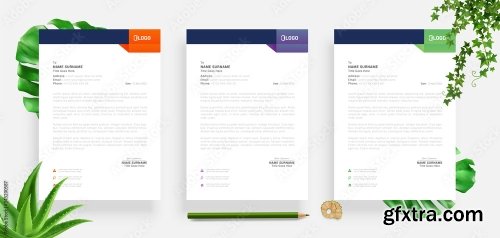 Elegant Letterhead Design Template 3 20xAI