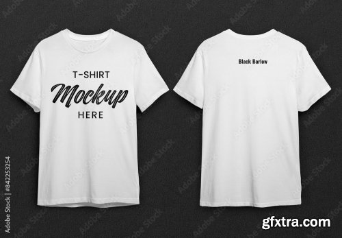 Customizable T Shirt Mockup 4 14xPSD