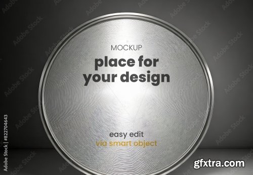 Metal Can Stand Mockup 6xPSD