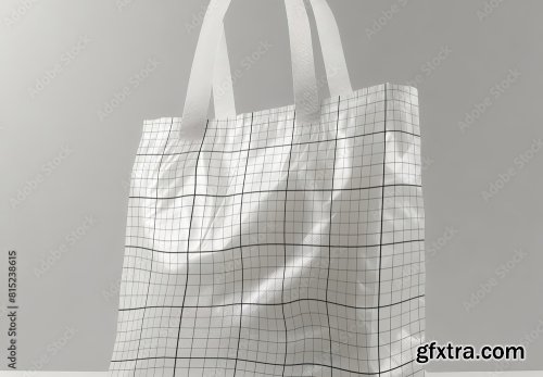 Groceries Plastic Bag Mockup 3xPSD