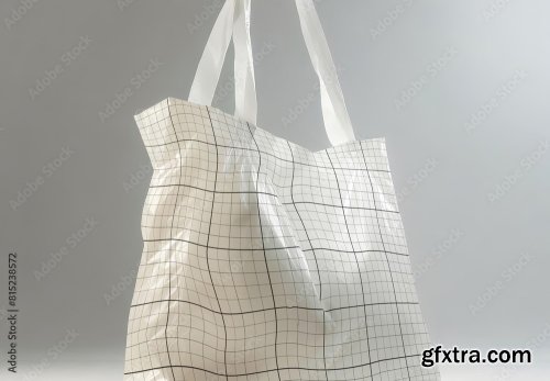 Groceries Plastic Bag Mockup 3xPSD