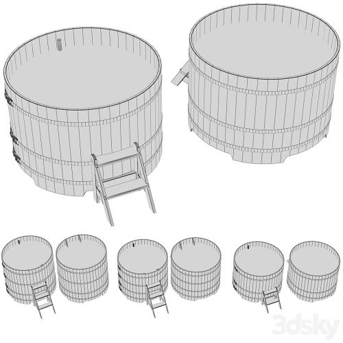 Hot tub round d1500mm from Bentwood