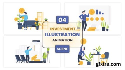 Videohive Investment Illustration Animation Scene 52775306