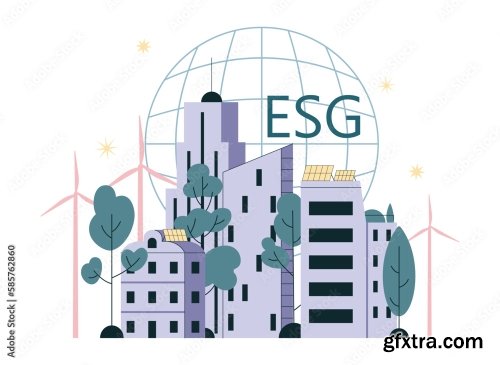 Esg Environmental Social Governance Sustainable Global System 8xAI