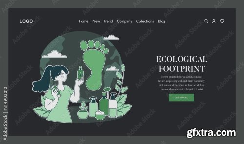 Ethical Cosmetics Flat Vector Illustration 17xAI