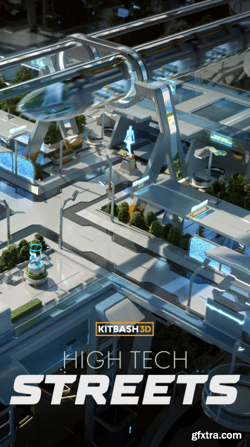 Kitbash – Props: High Tech Streets