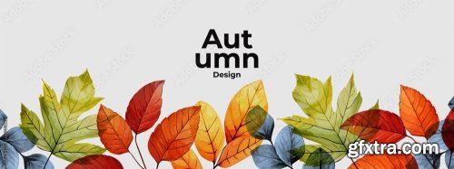 Autumn Seasonal Background 9xAI