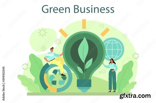 Ecology Or Eco Friendly Business 5xAI