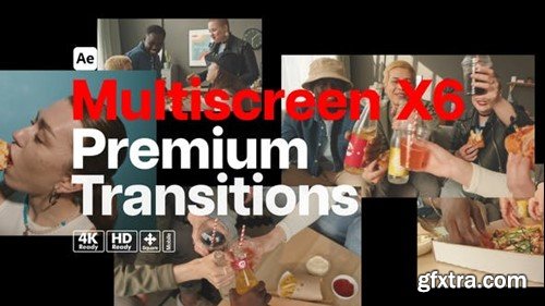 Videohive Premium Transitions Multiscreen X6 52788522