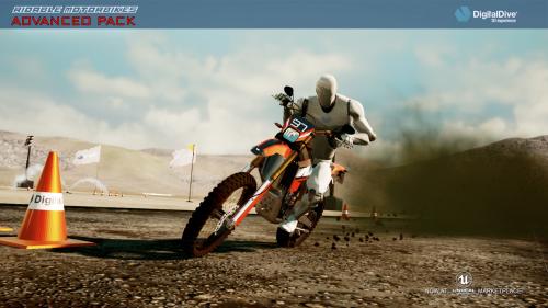 UnrealEngine - Ridable MotorBikes: Multiplayer Advanced Pack - 3 Bikes - damage & animations