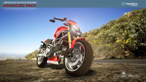 UnrealEngine - Ridable MotorBikes: Multiplayer Advanced Pack - 3 Bikes - damage & animations