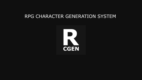 UnrealEngine - RPG Character Generation and Inventory System