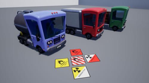 UnrealEngine - Stylized Truck Pack (Drivable Truck)