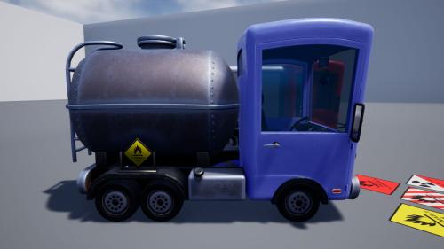 UnrealEngine - Stylized Truck Pack (Drivable Truck)