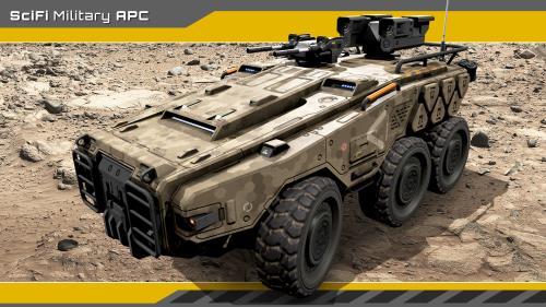 UnrealEngine - SciFi Military APC