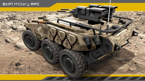 UnrealEngine - SciFi Military APC