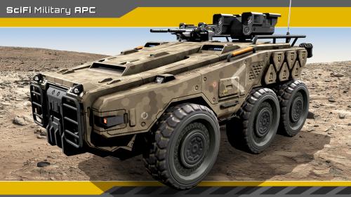 UnrealEngine - SciFi Military APC