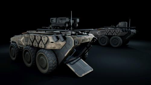 UnrealEngine - SciFi Military APC