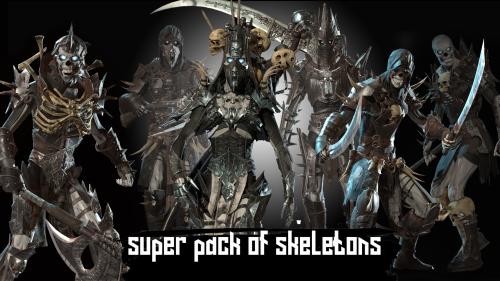 UnrealEngine - Super pack of skeletons