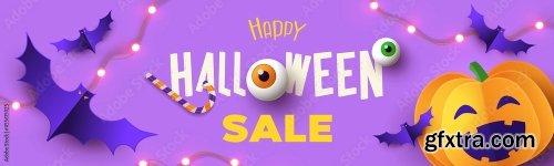 Halloween Sale Promotion Banner 11xAI