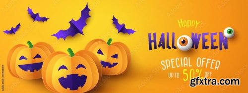 Halloween Sale Promotion Banner 11xAI