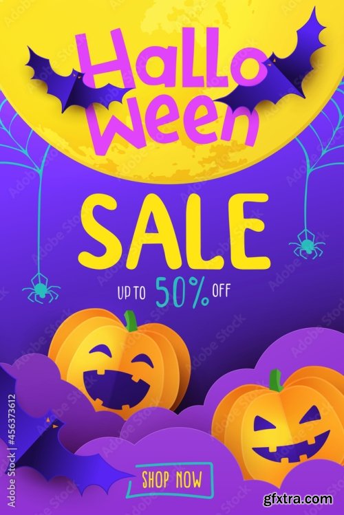 Halloween Sale Promotion Banner 11xAI