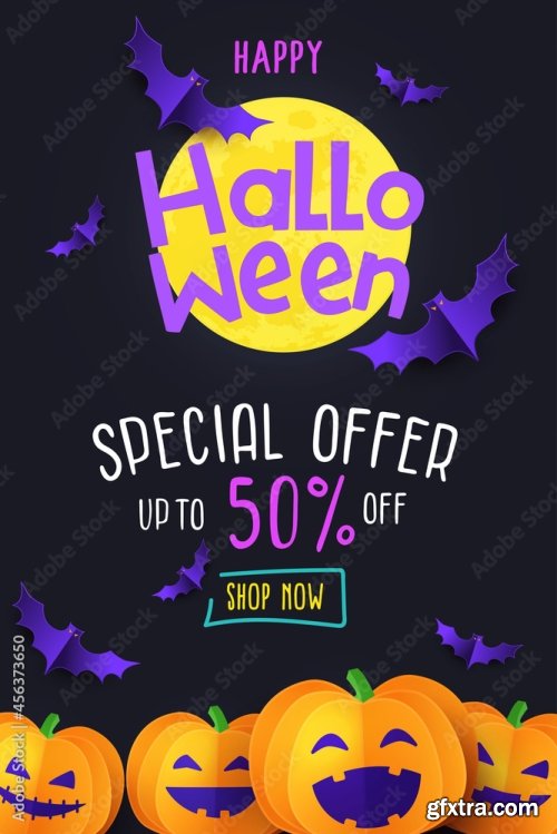 Halloween Sale Promotion Banner 11xAI