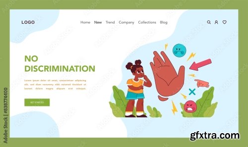 Child Rights Concept Vector Illustration 6xAI