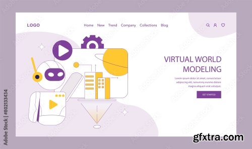 Ai For Video Creation Flat Vector Illustration 17xAI