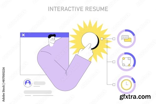 Alternative Types Summaries Flat Vector Illustration 18xAI