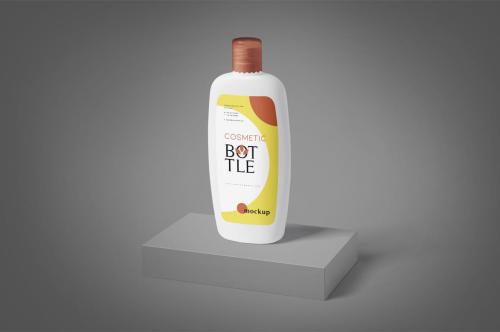 Cosmetic Bottle Mockup