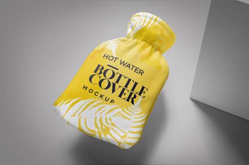 Hot Water Bottle Cover Mockup